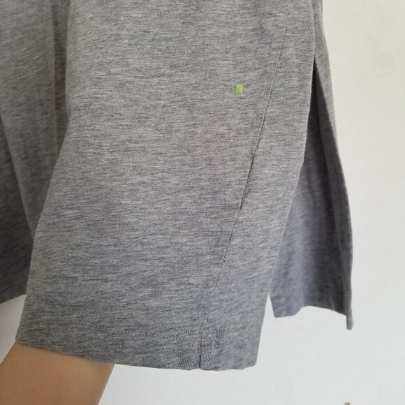 Hugo Boss Men Heather Gray Long Sleeve Jersey Top - Picture 8 of 13